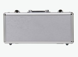 Rowin LC100 Mini Pedal Board Case +Power Supply Cabling fit 5 Mini Pedals SILVER - £47.40 GBP