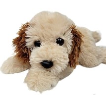 Animal Alley Golden Poo Plush Dog Stuffed Animal Floppy Laying 12&quot; Toys R Us - £14.66 GBP