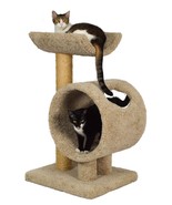 LOFT AND ROUND CAT TREE -, 37&quot; TALL - FREE SHIPPING IN THE UNITED STATES - £212.19 GBP