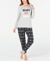 $36 Family Pajamas Matching Women&#39;s Ready Set Snow Pajama Set - $17.99