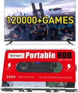 Kinhank 2Tb External Hard Drive,Retro Game Console With, Usb 3.0 - $168.99
