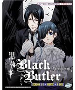 DVD Black Butler Kuroshitsuji Complete Series (Season 1-3 +Movie +9 OVA)... - £32.16 GBP