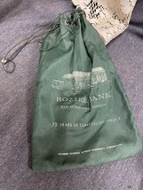 Vintage Draw String Rosier Bank Deposit Bag Ste Genevieve, MO - £11.68 GBP