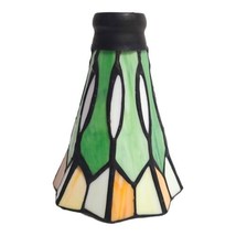Meyda Tiffany Style Stained Glass Pond Lily Replacement Shade 5.75&quot; H x 4.25&quot; W - £21.03 GBP