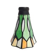 Meyda Tiffany Style Stained Glass Pond Lily Replacement Shade 5.75" H x 4.25" W - £21.03 GBP