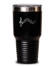 30 oz Tumbler Stainless Steel Insulated  Funny Music Note Musician  - £26.30 GBP