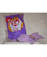 Happy the Hippo - McDonald&#39;s Ty Teenie Beanie MIP - 1998 #06 - £0.00 GBP