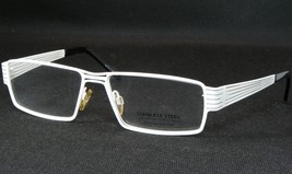 Bi 7731-1 Blanco Perla Único Raro Gafas Montura Metálica 55-16-140mm - $95.31