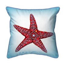 Betsy Drake Starfish 18x18 Large Indoor Outdoor Pillow - £36.99 GBP