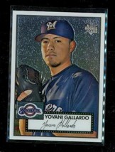 2007 Topps 52' Rookie Chrome Baseball Card TCRC91 Yovani Gallardo Brewers Le - $9.84