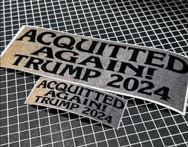 Trump 2024 Bumper Window Sticker/Magnet - BLACKOUT REFLECTIVE Bringing t... - £7.73 GBP+