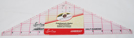 Sew Easy 14.5 Inch x 14.5 Inch Half Diamond Patchwork Quilt Ruler NL4175 - £12.74 GBP