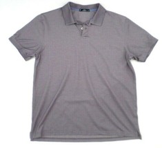 Members Mark Men’s Golf Polo Shirt L Slate Gray Stretch - £9.09 GBP