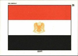 1991 Desert Storm Topps Flag Stickers EGYPT # 26 - £1.36 GBP