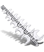 3/8&quot; Drive Crowfoot Wrench Set, 10-Piece Metric  with Clip-On Organizer,... - £26.49 GBP