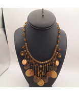 Premier Designs Bead Necklace Bib Mid Century Necklace 16&quot; + 3&quot; - €9,33 EUR