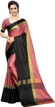 Saree Khadi Saree With Blouse Piece Sari Dresses Women Girl For Art Work - £1.55 GBP