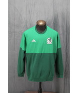 Team Mexico Sweater - Green on Green Crested Logo by Adidas - Men&#39;s Large - $93.57 CAD