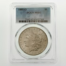 1885-O Argent Morgan Dollar Classé Par PCGS Comme MS-62 ! Superbe Pièce - $115.43