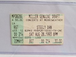 Steely Dan - Vintage 1993 Concert Tour Ticket Stub - $10.00