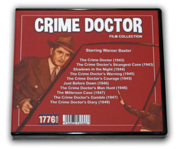 CRIME DOCTOR FILM COLLECTION - 5 DVD - 10 MOVIES - with Warner Baxter - $27.12