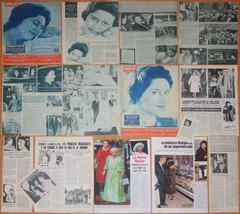 Princess Margaret England Clippings 1960s/00s Magazine Articles Photos Royalty - £12.62 GBP