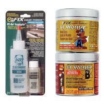 PC Products Wood Repair Epoxy Paste and Wood Hardener Kit, PC-Woody 12 o... - £58.35 GBP