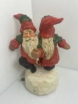 David Frykman Oh The Joy Musical Santa Elves Gnomes Figurine  Christmas Co Read - £13.13 GBP