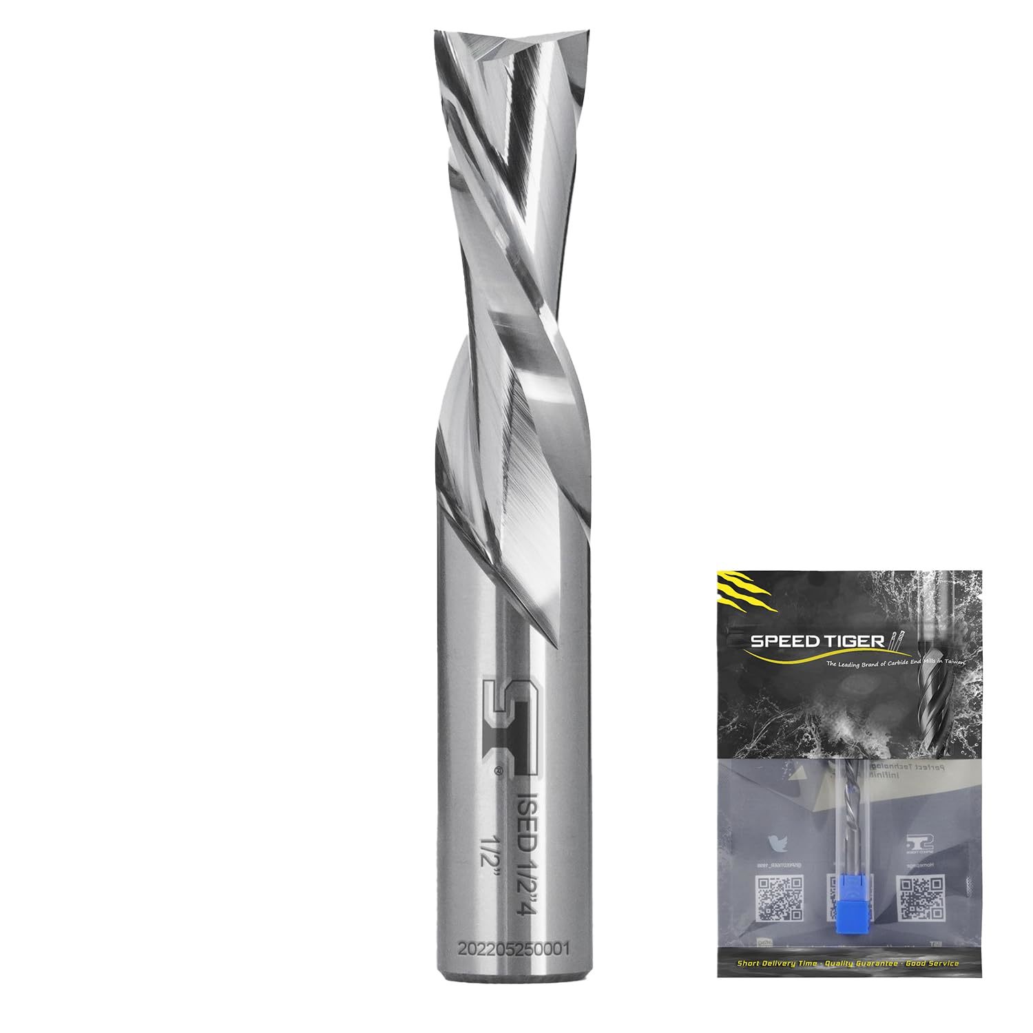 Speed Tiger Carbide Spiral Router Bits Down Cut - Ised1/4” Diameter, 1” ... - $28.85