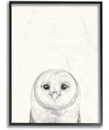 Wall Art, 16 X 1 Point 5 X 20, Black Framed, Victoria Borges-Designed Owl - £44.67 GBP