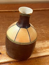 Small Handmade Wood Wooden Vase – AS-IS - 3 and 7/8th’s inches high x 2 ... - $9.49