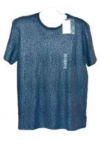 Elevenparis Blue Nights Geometric Design Cotton Men&#39;s T-Shirt Size L - £28.44 GBP