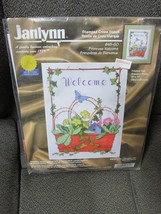&quot;&#39;WELCOME - STAMPED FOR EMBROIDERY KIT&quot;&quot; - NEW, JANLYNN - $8.89