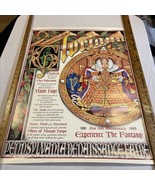 Vtg 1995 PA Medieval Renaissance Faire Queen Poster Pennsylvania Rare LA... - $36.92 CAD