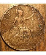 1931 UK GB GREAT BRITAIN HALF PENNY - $1.64