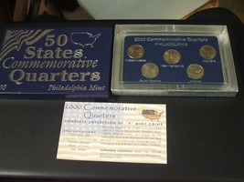 50 States Commemorative Quarters - Philadelphia Mint - 2000 - £10.96 GBP