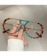 Aviator Glasses Clear Lens Gold Frame Fashion Eyeglasses Pilot Style Retro - $22.31