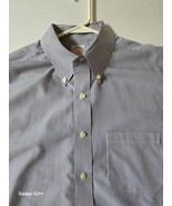 Brooks Brothers Shirt Mens  16 1/2 -2/3 Blue Striped Button Down - $298.36 MXN