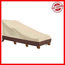 Outdoor Chaise Lounge Cover - Heavy-Duty Waterproof Protection, Medium Size - $57.22