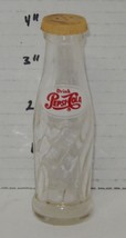 Vintage Drink Pepsi-Cola Glass Bottle 4.25” Replacement Salt or Pepper S... - $187.50 MXN