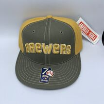 Vintage Milwaukee Brewers Hat 7 &#39; MLB American Needle Fitted Cap - $12.44 CAD