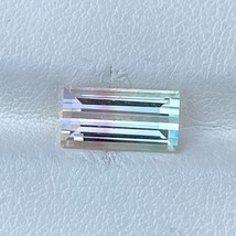 Natural BI-Color Tourmaline 2.62 Cts Baguette Cut Loose Gemstone - £287.10 GBP