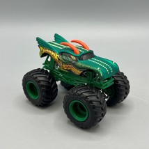 Hot Wheels Monster Jam 1:64 Scale Monster Truck Toy Green Dragon Green Hubs - $8.90
