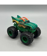 Hot Wheels Monster Jam 1:64 Scale Monster Truck Toy Green Dragon Green Hubs - £6.64 GBP