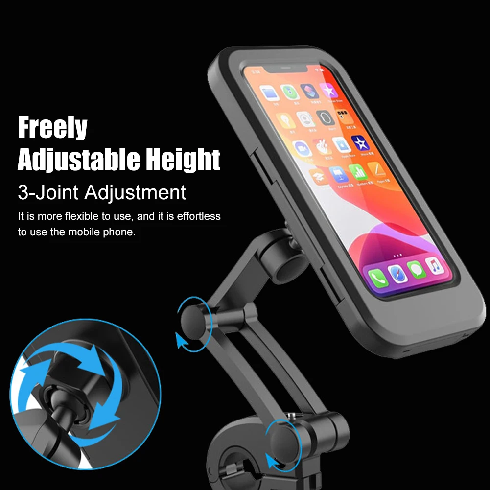 Waterproof Bicycle Mobile Phone Holder Support Universal Motorcycle GPS 360¡ãS - £16.94 GBP