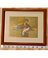 Park Lane Galleries Holy Family Wall Art Picture Handcraft With Brown Frame - $19.84