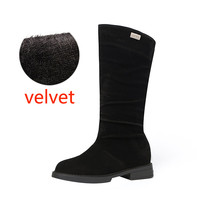 Boots Women Female Women Shoes Suede Long Women Boots Winter Fashion Thigh High  - $35.45