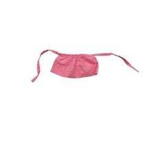 Barbie Mattel Pink Gardening Apron Tie Back Front Pockets Outfit Accessory - $6.99