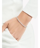 925 Sterling Silver Moissanite Bracelet for Women Men Gift for Weddings - $189.99+