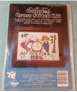 VTG Valient Counted Cross Stitch Kit - Got Time For a Hug - - €3,39 EUR